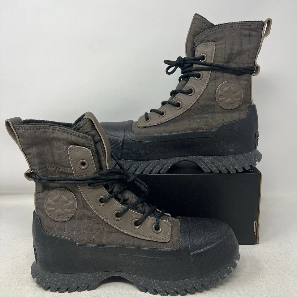 Botas de plataforma Converse Chuck Taylor All Star Lugged 2.0 para mujer marrón A05386C Foto 2 de 4