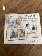 Axvue - A1HD Video Baby Monitor with 5 in HD LCD Screen 2 Cameras