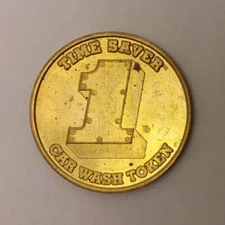 Time Saver Car Wash Token 25mm