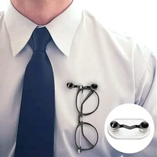 Magnetic Eye Glasses Eyeglass Holder Hook Magnet Spectacle Sunglasses Hang Clip — image 4