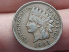 1903 Indian Head Cent Penny, VF/XF Details