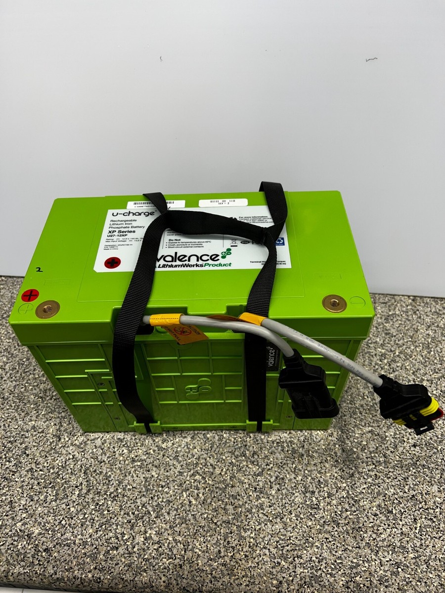 Valence U27-12XP LiFePO4 Lithium 12v 138Ah U-Charge Battery