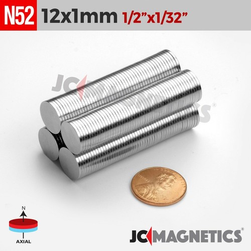 Super Strong N52 Rare Earth Round Neodymium Magnet Disc Thin Tiny Small Large - Picture 100 of 145