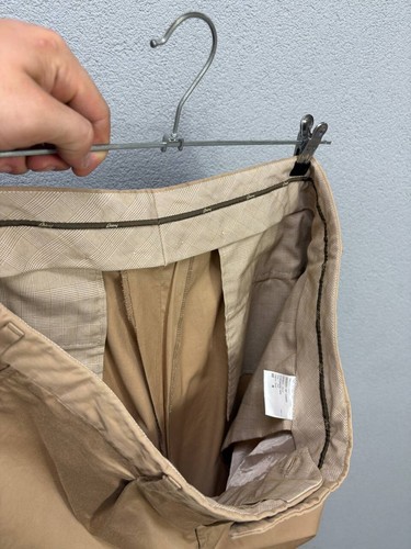 Brioni Pantalones Hombre Talla 55/W 36 Hecho en Italia - Imagen 11 de 13