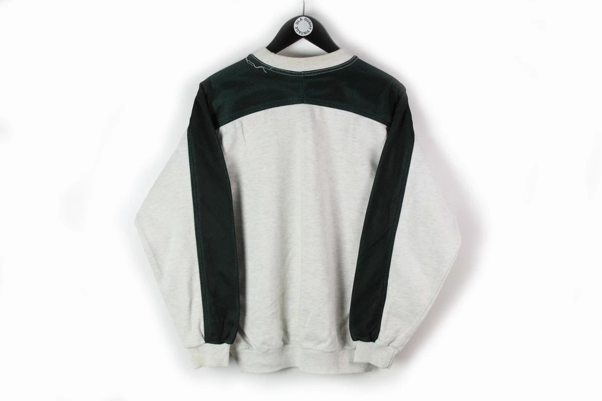 VINTAGE REEBOK SWEATSHIRT SIZE S 90s gray Time Out retro sport