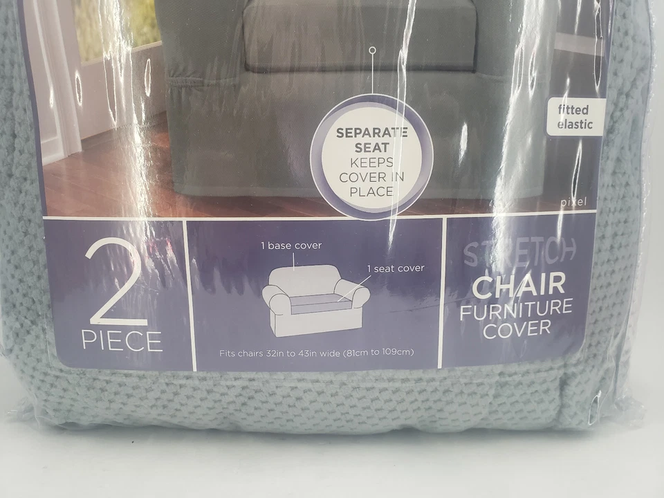 CUBIERTA INTELIGENTE MAYTEX SILLA ELÁSTICA CUBIERTA MUEBLES 2 PIEZAS 32X43 PULGADAS PÍXELES Foto 2 de 4