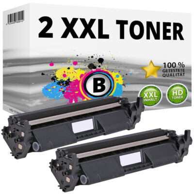 2 XXL TONER für HP CF217A 17A LaserJet Pro M102a M102w M130fn M130fw M132snw