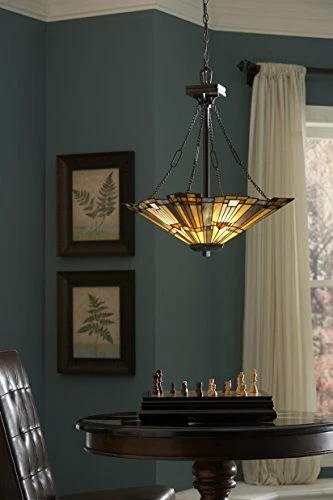 Quoizel TFIK2817VA 3-Light Inglenook Pendant in Valiant Bronze - Picture 4 of 5