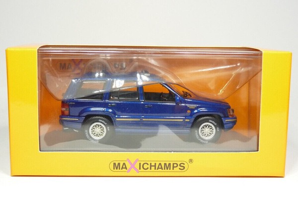Jeep Grand Cherokee 1995 Dunkelblau Metall Maxichamps 940149660 1:43 V8 Blau USA-image