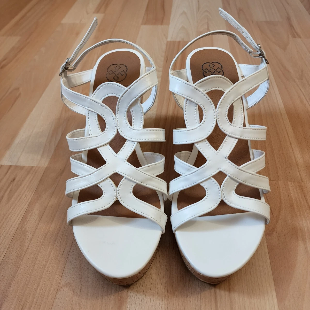 Daisy fuentes wedge sandals clearance