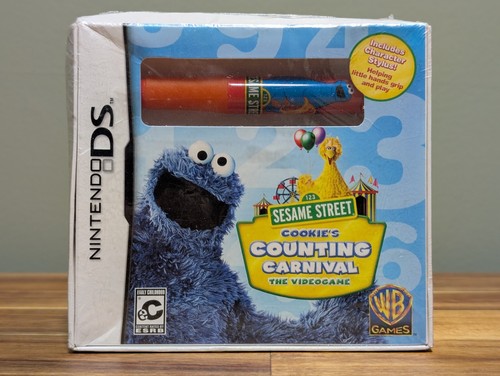 Nintendo DS Sesame Street Cookies Counting Carnival The Video Game (New)