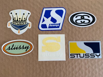 Stussy 90s Vintage Production Sticker Packs-6 Quantity Per Pack-Made in the USA!