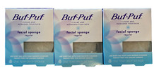 Buf-Puf Regular Facial Sponge 3 pack blue