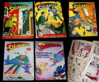 5 SUPERMAN 1950s TOLLES COVER DC ACTION WORLDS FINEST BATMAN SUPERBOY SILVER AGE