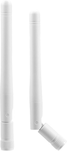 WLAN Antenne Dualband 2,4 GHz 5 GHz 3dBi MIMO RP-SMA Stecker Weiß 2 Stück - Bild 6 von 12