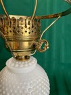 Vintage 1940’s Hobnail Milk Glass Fenton Table Lamp — photo 6