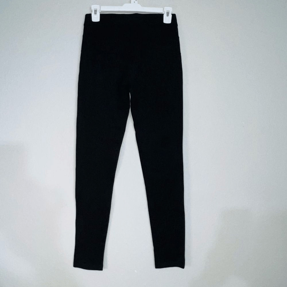 Zara Basic Black zip Pants - image 4