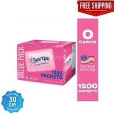 Sweet'N Low Zero Calorie Sweetener Value Pack, 1500 count, 53 oz