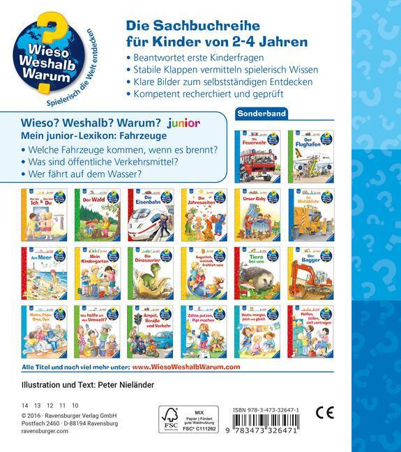 Thumbnail - Wieso? Weshalb? Warum? Mein Junior-lexikon: Fahrzeuge | Peter
