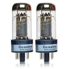 Pair of Genalex - Gold Lion 6V6GT / CV-511 Power Vacuum Tube