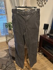 Carhartt grey relaxed fit utility cargo pants size 34X32