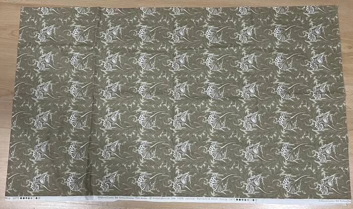 MODA Fabrics Pattern #1844 TULIP 1875 A Mom's Garden Barbara Brackman 2 yards - Image 2 of 3