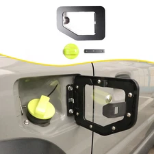 Aluminum Fuel Oil Tank Caps Cover Green Metal Accessories For Suzuki Jimny 2019+