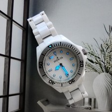 Invicta Ceramics Tritnite Night Glow 42mm Swiss Quartz Watch NO. 1181