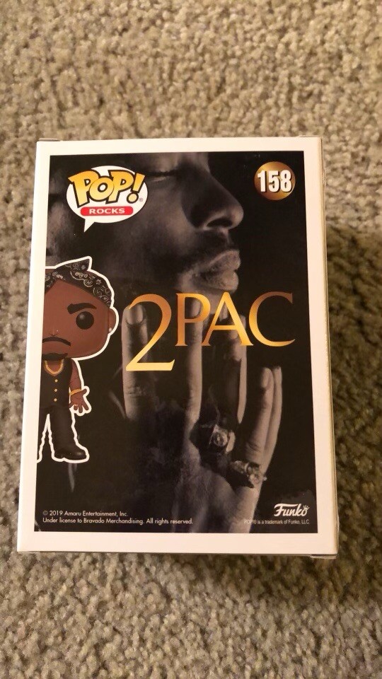アメコミ POP! ROCKS TUPACSHAKUR 2PAC 158 LOWRIDER 2024 New