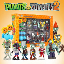 Plantas Vs Zombies Gigante Zombi Modelo Juguete Conjunto Figuras Silicona Suave Muñeca Juguete Regalo