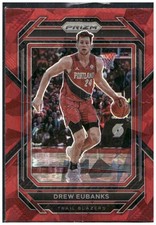 2022-23 Panini Prizm #49 Drew Eubanks Prizms Red Ice