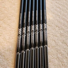 New Uncut Mitsubishi MMT Graphite Iron Shafts 80 Regular Flex .370 Parallel Tip