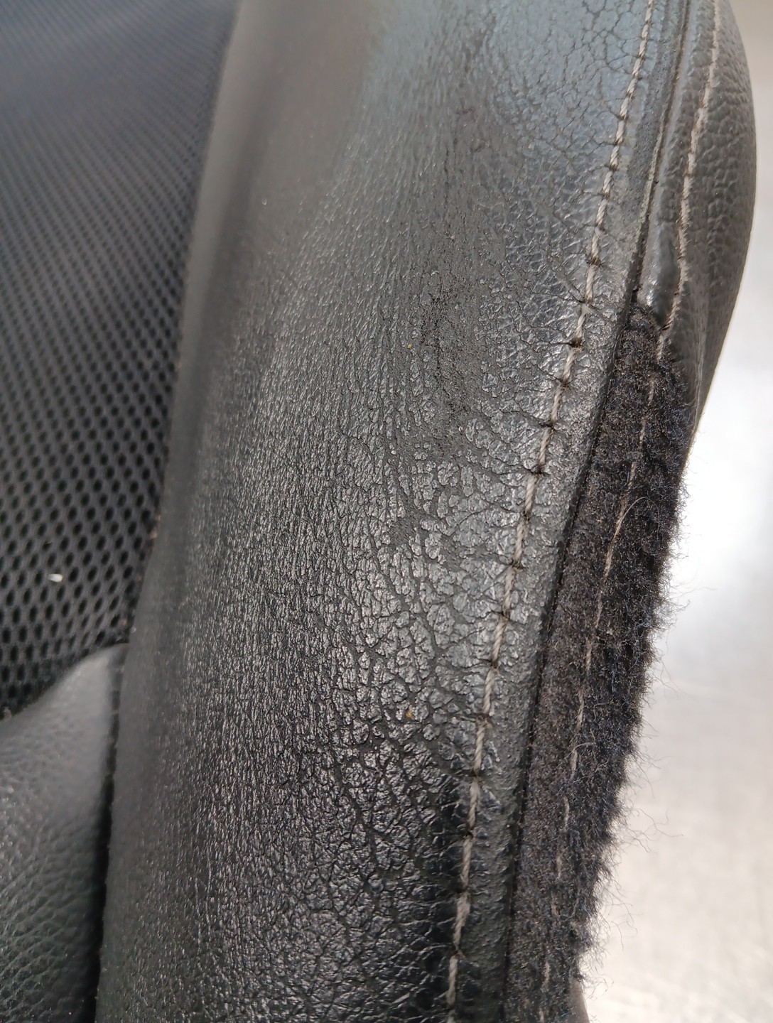 SMART FORTWO 2009 BRABUS LEF HAND DRIVER SEAT BACK CUSHION BLACK 13892V001C11W00