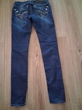 Rock Revival Dark wash Johanna skinny size 24 embroidered rhinestones Jeans