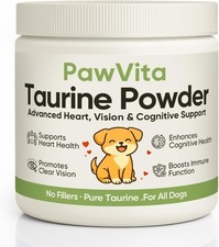 Pawvita Taurine Powder for Dogs, Pure Taurine Supplement, Supports Heart Heal...