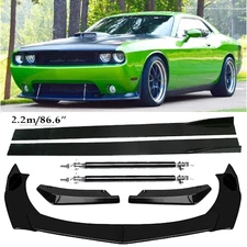 For Dodge Challenger SRT Front Bumper Lip Spoiler Splitter Car Body Rear