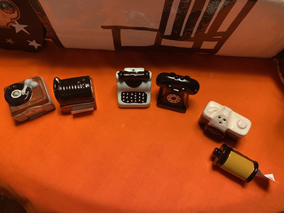 CRACKER BARREL 6 PIECE 3 SETS SALT PEPPER SHAKERS NWTS