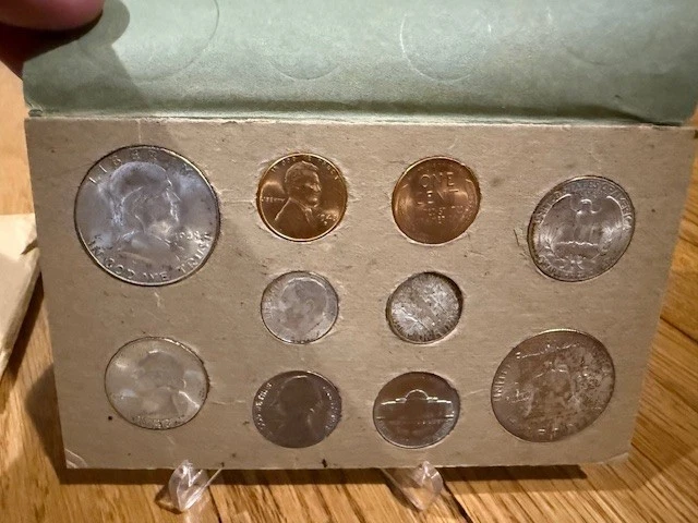 1948 PDS Uncirculated Mint Set 28 Coins Original Packaging Inner Envelope - Image 4 of 4