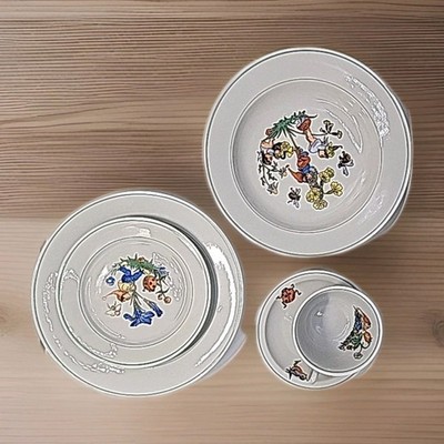 Hutschenreuther US ZONE 1940s Pixie Gnome Child's China 5pc Set
