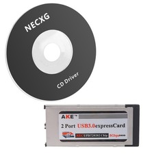 High-Speed Dual 2 Port USB 3.0 Express Card 34mm Slot Express Card PCMCIA6739