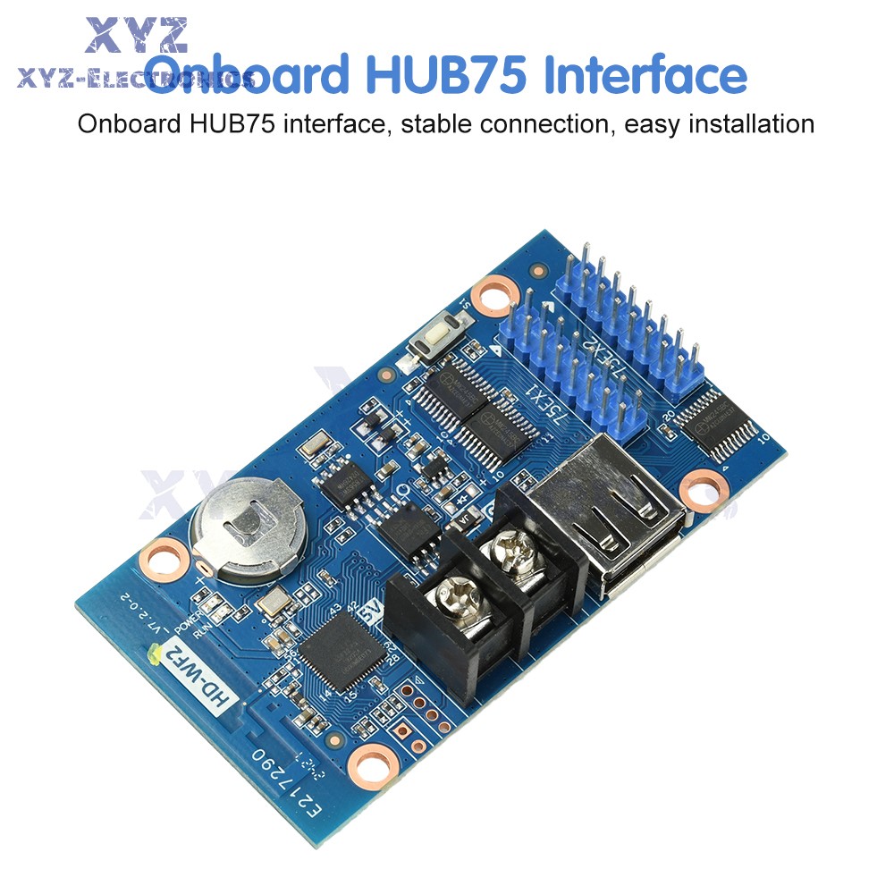 HD-WF2 WiFi Control Card HUB75 for Advertising Screen Full Color LED Display