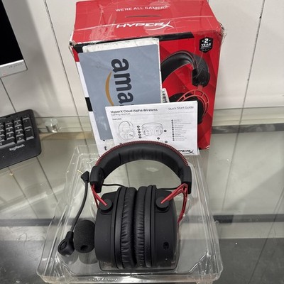 HyperX Cloud Alpha Wireless DTS Headphones - CA002 - Black/Red - PC, PS5, PS4
