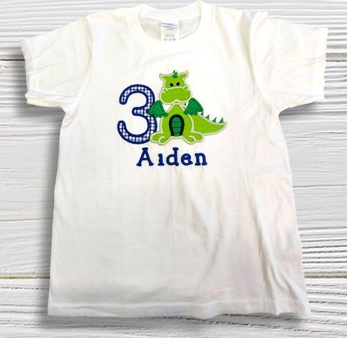 Dragon shirt, Dragon personalized boys shirt, Birthday dragon boys shirts, Drago - Picture 2 of 3