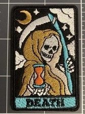 Death Tarot Patch   New   Iron On   Sew On   Free Shipping 