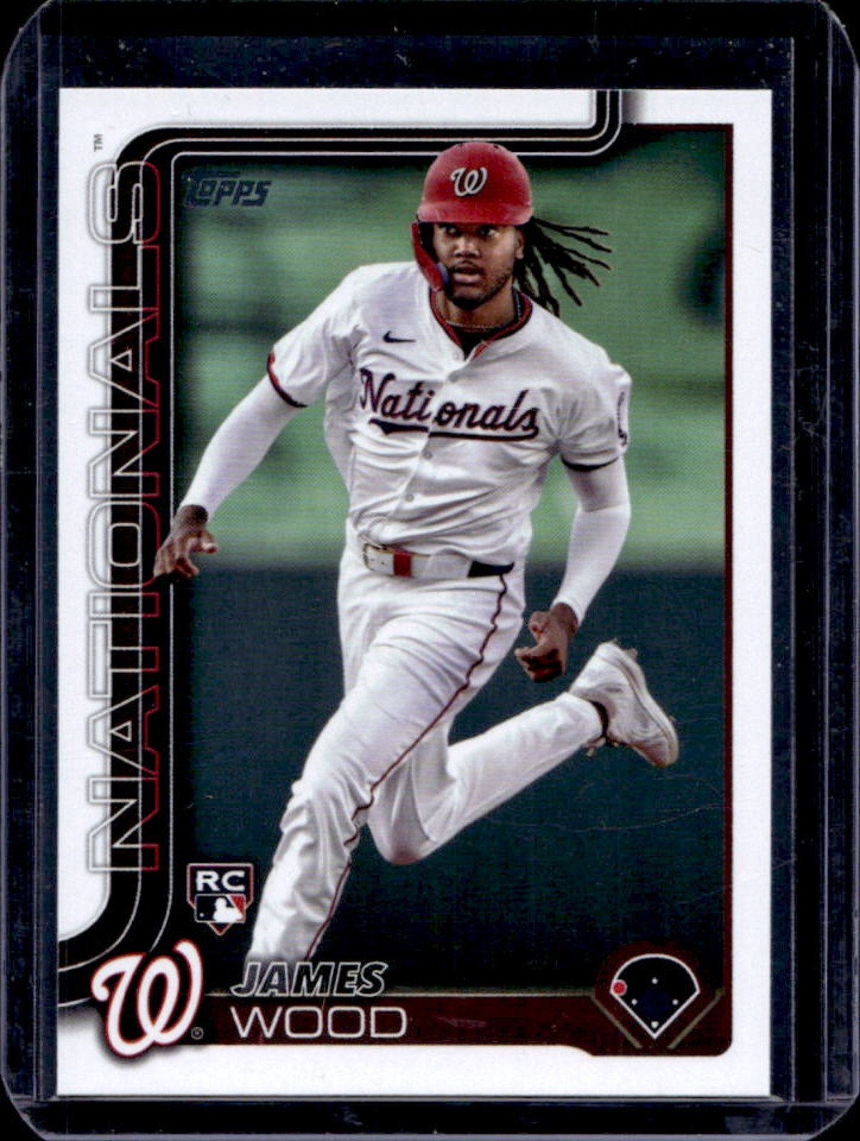 2025 Topps James Wood RC Rookie #181 Nationals
