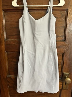 Spanx Spanx Straight Fit Rib Dress Women's Extra Small Gray Stretch Shorts