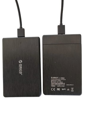 ORICO USB 3.0 2,5'' Festplatten Gehäuse Schwarz, 2 Stück