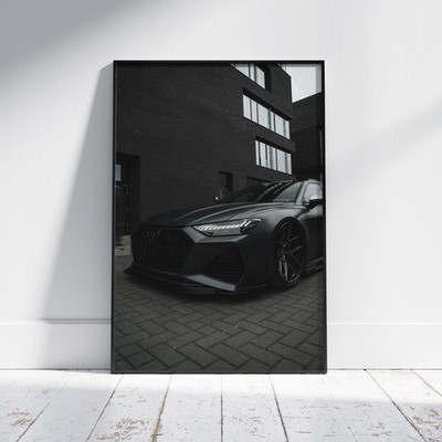Audi RS6 Avant | Poster Druck | Wandkunst | Auto Bild