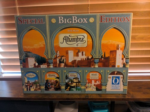 Alhambra Special Edition Big Box Granada, Gardens of Alhambra, Dice & Card Game - Picture 9 of 16