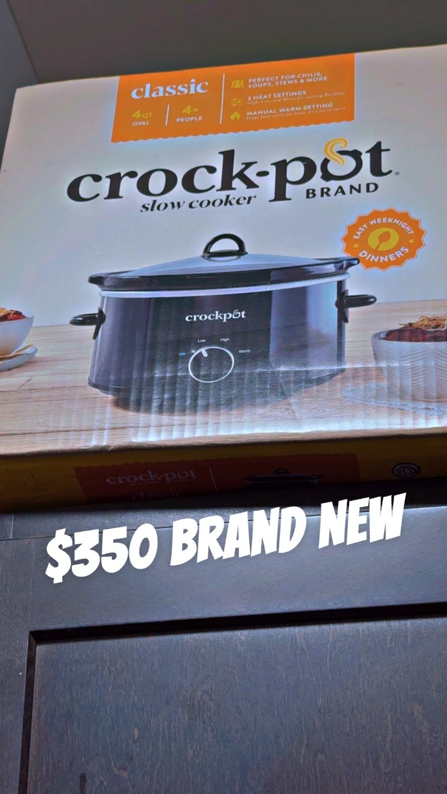 Crock-Pot SCV400-B 4 qt Slow Cooker - Black